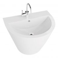 LaVita Alsola 5900378301646 umywalka 52.5x43.5 cm półokrągła biała