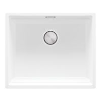 Primagran Praga MP6KWX0#P zlewozmywak granitowy 56x47 cm biały