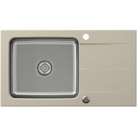 Quadron Edward FUSE7844BE zlewozmywak granitowo-stalowy 78x44 cm