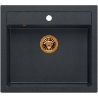 Quadron Bill HCQB6054U8PVDC1 zlewozmywak graniteq 59.5x54 cm