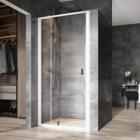 Ravak Nexty 03OG0100Z1 drzwi prysznicowe 120 cm uchylne chrom połysk/szkło przezroczyste