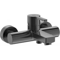 Roca Naia Black A5A0296NM0 bateria wannowo-prysznicowa ścienna czarna