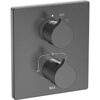 Roca Insignia A5A2C3ANM0 bateria prysznicowa podtynkowa termostatyczna czarna