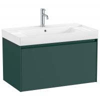 Roca Ona A851685513 umywalka z szafką 80 cm zielony