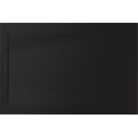 Roca Pyros AP90157832001400 brodzik prostokątny z syfonem 140x80 cm czarny