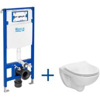 Roca Victoria A893104390 zestaw wc stelaż + miska + deska