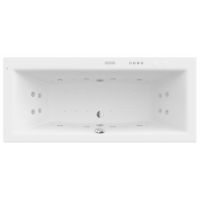 Roca Vita A24T079000 wanna z hydromasażem 180x80 cm prostokątna biała