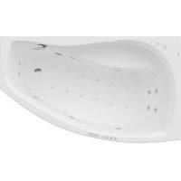 Roca Nicole A24T182000 wanna z hydromasażem 160x95 cm asymetryczna biała