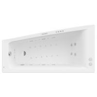 Roca Easy A24T287000 wanna z hydromasażem 150x80 cm asymetryczna biała