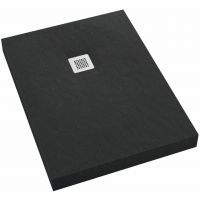 Schedpol New Horizons Black Stone 33313CSTM2 brodzik prostokątny + maskownica