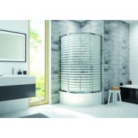 Sanplast Fris 602331036038180 kabina z brodzikiem półokrągła 90x90 cm