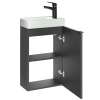 Strama Gizo 2010024 umywalka z szafką 40 cm antracyt