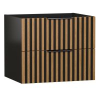 Strama Meru 2310088 szafka 60x46x50 cm podumywalkowa wisząca czarna-dąb