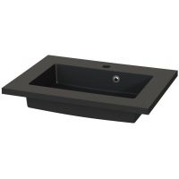 Tiger S-line Quadro 1632508941 umywalka 60x45 cm prostokątna meblowa czarna