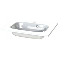 Tiger S-line Oval 1633500141 umywalka 60x45 cm prostokątna meblowa biała