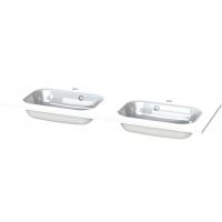 Tiger S-line Oval 1633900141 umywalka 120x45 cm prostokątna meblowa biała