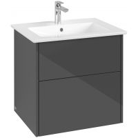 Villeroy & Boch Finero S00501FPR1 umywalka z szafką 65 cm szarą