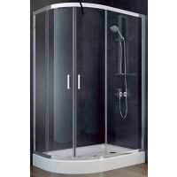 Besco Modern 185 MA12090C kabina prysznicowa półokrągła 120x90 cm chrom