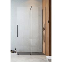 Radaway Furo Brushed Gunmetal Walk-In 101066889201R drzwi prysznicowe 68.8 cm rozsuwane