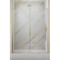 Radaway Furo Brushed Gold DWD 101084889901 drzwi prysznicowe 48.8 cm rozsuwane złoty szczotkowany/szkło przezroczyste