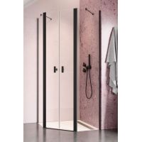 Radaway Nes Black PTD 100512005401 ścianka prysznicowa cm czarny mat/szkło przezroczyste