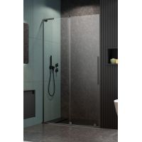 Radaway Furo SL Brushed Gunmetal DWJ 103075729201L drzwi prysznicowe 57.2 cm rozsuwane szczotkowany/szkło przezroczyste