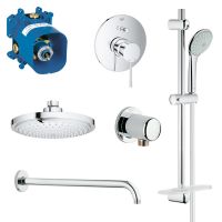 Zestaw Grohe Rapido 35501000 + Grohe Rainshower 28361000 + Grohe Relexa 28671000 + Grohe Euphoria 27266001 + Grohe Euphoria 27492000GROHE + Grohe Essence 19285001