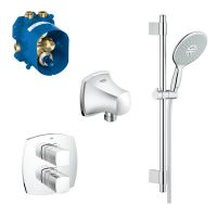 Zestaw Grohe Rapido 35500000 + Grohe Movario 28517000 + Grohe Power&Soul 27748000 + Grohe Grohtherm 19937000 + Grohe Grandera 27970000