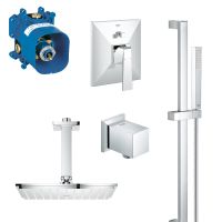 Zestaw Grohe Rapido 35501000 + Grohe Allure Brilliant 19785000 + Grohe Allure Brilliant 27707000 + Grohe Euphoria Cube+ 27891000 + Grohe Rainshower 26065000