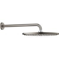 Grohe Rainshower 26066AL0 deszczownica z ramieniem 31x31 cm okrągła brushed hard graphite