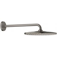 Grohe Rainshower 26558AL0 deszczownica z ramieniem 31x31 cm okrągła brushed hard graphite