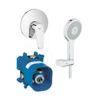 Zestaw Grohe Rapido 35501000 + Grohe Eurodisc Cosmopolitan 19549002 + Grohe Power&Soul 27741000