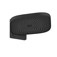 Oltens Vann 37008300 deszczownica 26x26 cm kwadratowa czarny mat