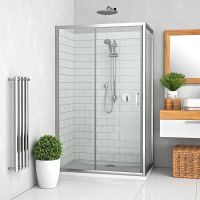 Roth Lega 55310000000002 ścianka prysznicowa 100 cm chrom połysk/szkło przezroczyste