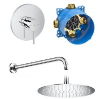 Zestaw Roca Raindream A5B2550C00 + Roca A5B0250C00 + Roca A525869403 + Roca Lanta A5A2B11C00