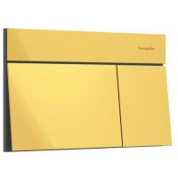 Hansgrohe Element E 66003990 przycisk spłukujący do wc złoty