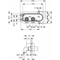 Ideal Standard Motion A4491NU element podtynkowy baterii