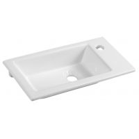 Aqualine Zuno 9050 umywalka 50x25 cm prostokątna meblowa biała