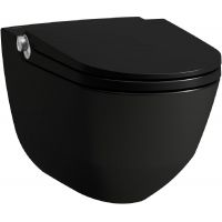 Laufen Riva H8206917160001 toaleta myjąca wisząca bez kołnierza czarna