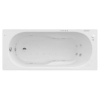 Roca Genova A24T362000 wanna z hydromasażem 160x70 cm prostokątna biała