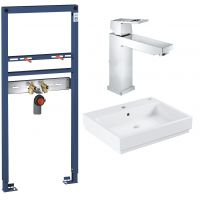 Zestaw Grohe Rapid SL 38554001 + Grohe Eurocube 23445000 + Grohe Cube Ceramic 3947300H