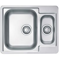 Alveus Line Start 1082435 zlewozmywak stalowy 61.5x50 cm