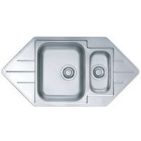 Alveus Line Start 1082560 zlewozmywak stalowy 98.5x50 cm