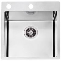 Alveus Pure 1103608 zlewozmywak stalowy 52.5x46.5 cm
