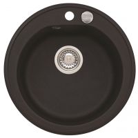 Alveus Niagara 1121191 zlewozmywak granitowy 51x51 cm czarny