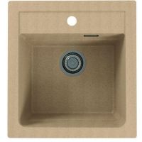 Alveus Atrox 1131988 zlewozmywak granitowy 50x47 cm beżowy