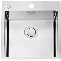 Alveus Pure 1123786 zlewozmywak stalowy 52.5x46.5 cm