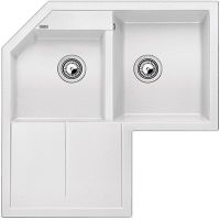 Blanco Metra 9 E 515568 zlewozmywak granitowy 83x83 cm biały
