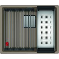 Franke Kanon 1250528613 zlewozmywak granitowy 52x42 cm brązowy