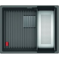 Franke Kanon 1250528615 zlewozmywak granitowy 52x42 cm szary/grafitowy/onyx